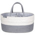 Cotton Rope Diaper Caddy Storage Basket